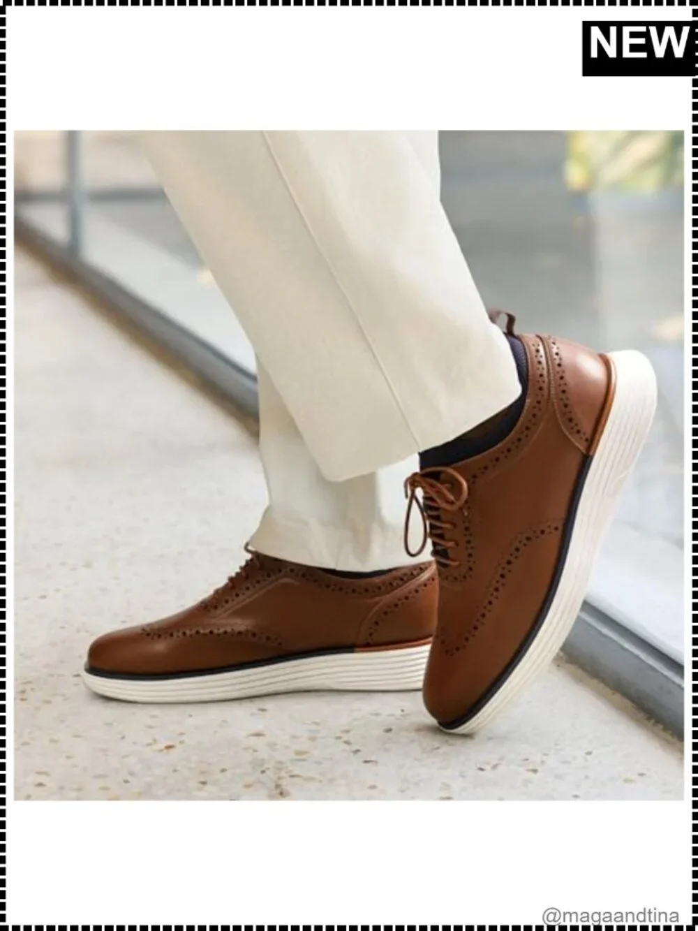 Men's MaxFlex Dress Sneakers Oxfords Faux Leather Knit Wingtip Cushioned